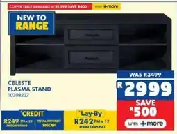 Russells Celeste plasma stand offer