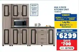Russells Mia 3 piece kitchen unit offer