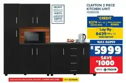 Russells Clayton 2 piece kitchen unit offer