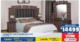 Russells Corvette 2 piece bedroom suite offer