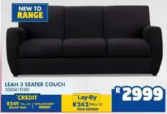 Russells Leah 3 seater couch offer