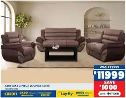 Russells Abby mk2 3 piece lounge suite offer