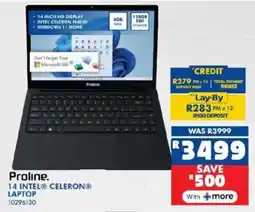 Russells Proline 14 intel celeron laptop offer