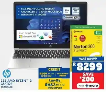 Russells Hp 255 amd ryzen 3 laptop offer