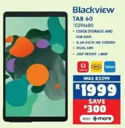 Russells Blackview tab 60 offer