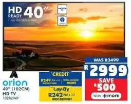 Russells Orion 40" 102cm HD TV offer