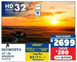 Russells SKYWORTH 32" HD Android offer
