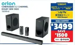Russells Orion cinemabar 5.2 channel dolby offer