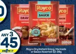 Pick n Pay Royco Dry Instant Gravy, Marinade or Sauce Assorted offer