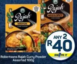 Pick n Pay Robertsons Rajah Curry Powder Assorted offer
