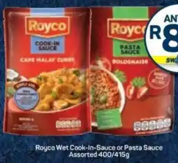 Pick n Pay Royco Wet Cook-In-Sauce or Pasta Sauce Assorted offer