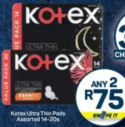 Pick n Pay Kotex Ultra Thin Pads Assorted offer