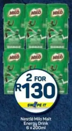 Pick n Pay Nestlé Milo Malt Energy Drink offer