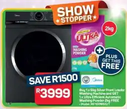 Pick n Pay Hypermarket Midea Silver Front Loader Washing Machine offer