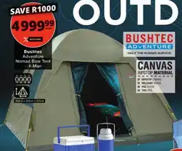 Checkers Bushtec Adventure Nomad Bow Tent offer