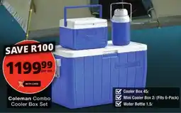 Checkers Coleman Combo Cooler Box Set offer