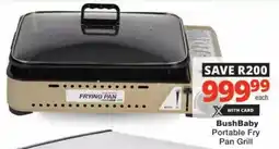 Checkers BushBaby Portable Fry Pan Grill offer