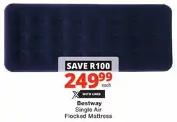 Checkers Bestway Single Air Flocked Mattress offer