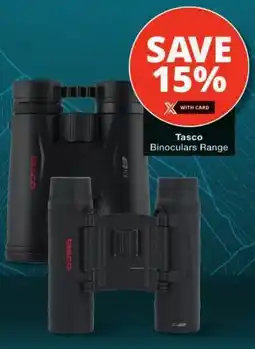 Checkers Tasco Binoculars Range offer