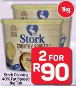 Pick n Pay Hypermarket Stork Country 40% Fat Spread Tub offer