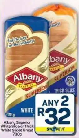 Pick n Pay Hypermarket Albany Superior White Slice or Thick White Sliced Bread offer