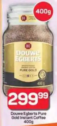 Pick n Pay Hypermarket Douwe Egberts Pure Gold Instant Coffee offer