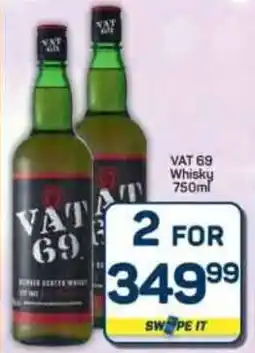 Pick n Pay Hypermarket VAT 69 Whisky offer