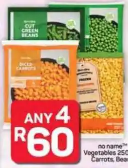 Pick n Pay Hypermarket no name Frozen Mixed Vegetables, PnP Corn, Diced Carrots, Beans or Peas offer