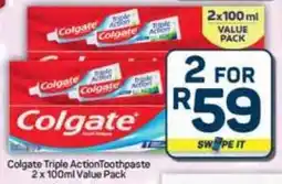 Pick n Pay Hypermarket Colgate Triple Action Toothpaste offer