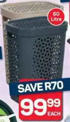 Pick n Pay Hypermarket Otima Slimline Laundry Basket offer