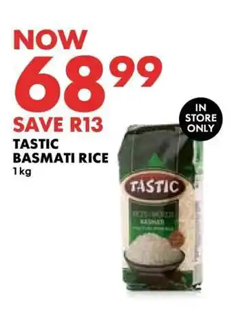 Woolworths Tastic Basmati Rice offer