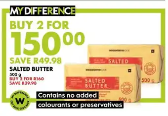Woolworths Salted Butter offer