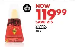 Woolworths Grana Padano offer
