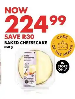 Woolworths Baked Cheesecake offer