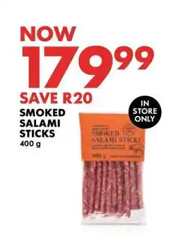 Woolworths Smoked Salami Sticks offer