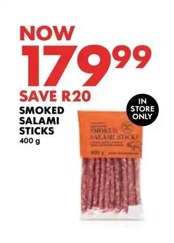 Woolworths Smoked Salami Sticks offer