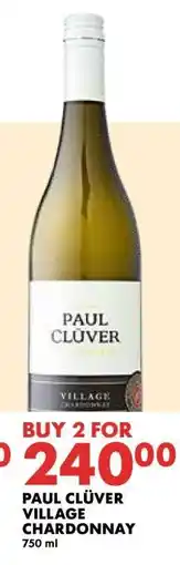 Woolworths PAUL CLUVER Village Chardonnay offer