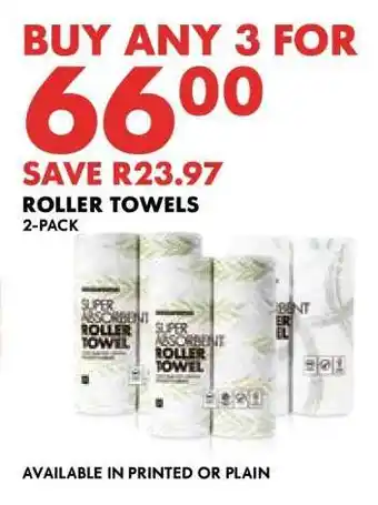 Woolworths Roller Towels 2-Pack offer