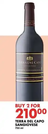 Woolworths TERRA DEL CAPO Sangiovese offer