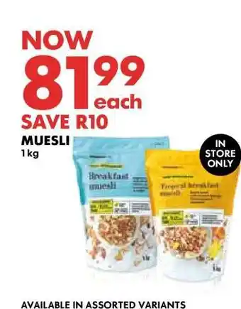 Woolworths Muesli offer