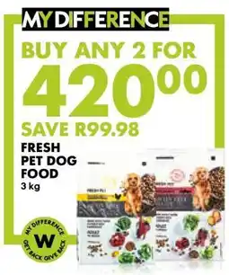 Woolworths FRESH PET DOG FOOD offer