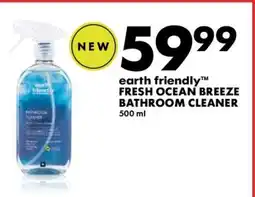 Woolworths earth friendly FRESH OCEAN BREEZE BATHROOM CLEANER offer