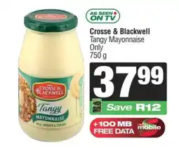 Spar CROSSE & BLACKWELL TANGY MAYONNAISE offer