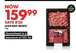 Woolworths Lean Beef Mince offer