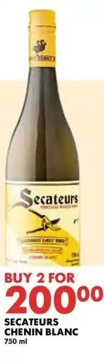 Woolworths SECATEURS CHENIN BLANC offer