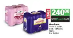 Spar Tops Gordon's Spirit Cooler offer