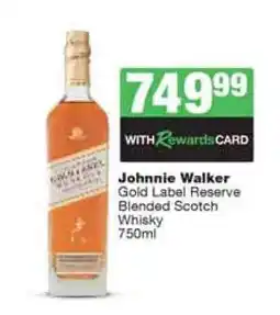 Spar Tops JOHNNIE WALKER offer