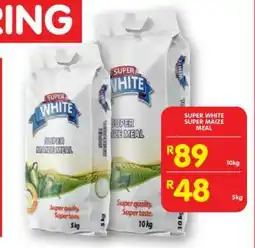 Shoprite SUPER WHITE Super Maize Meal offer
