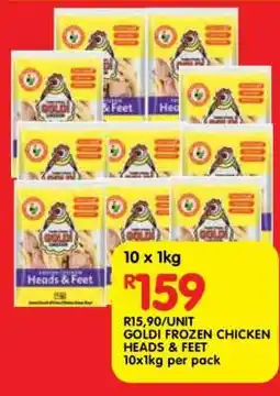 Shoprite GOLDI FROZEN CHICKEN HEADS & FEET offer