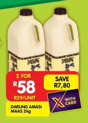 Shoprite DARLING AMASI MAAS 2kg offer